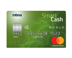 MBNA Smart Cash World Mastercard credit card